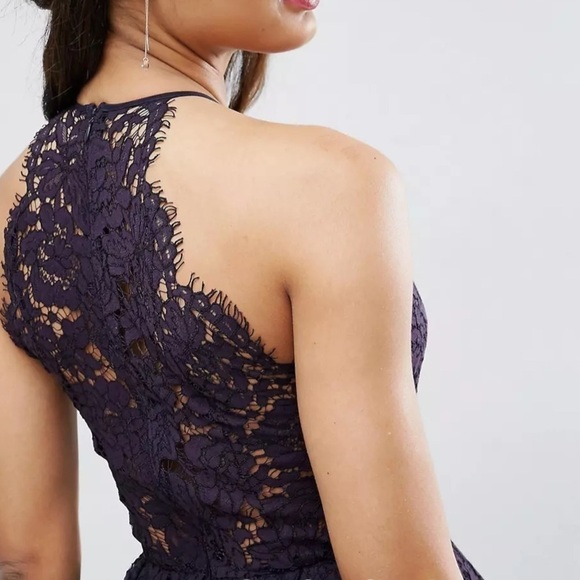 ASOS NWT Scallop Lace Midi Dress - Picture 13 of 14